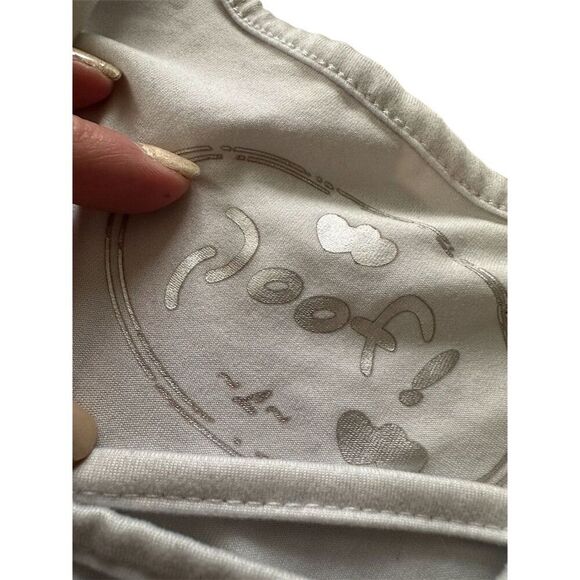 Women's Green V-Neck Criss Cross Back Tank Top Size L Casual Sleeveless - Picture 3 of 3